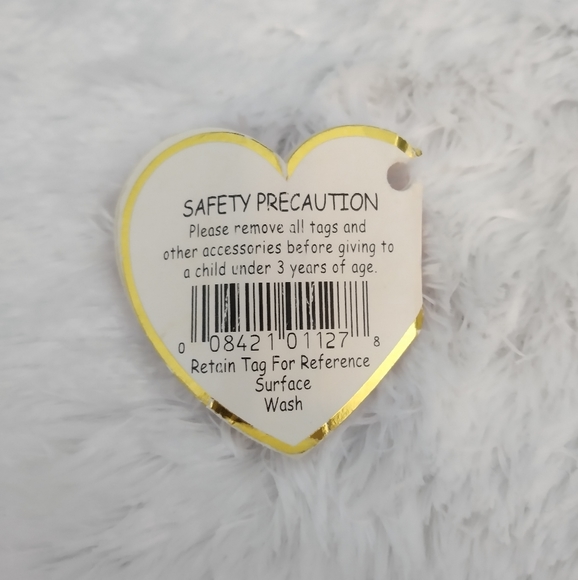 Vintage Ty Plush Cat "Mystery" with Collar and Original Tag - Picture 10 of 13